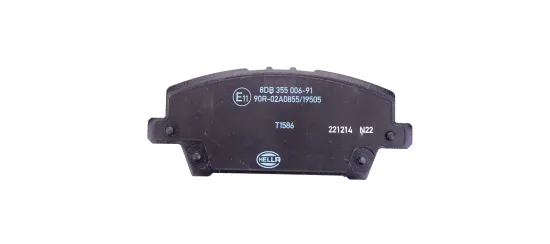 Bremsbelagsatz, Scheibenbremse Vorderachse HELLA 8DB 355 006-911 Bild Bremsbelagsatz, Scheibenbremse Vorderachse HELLA 8DB 355 006-911