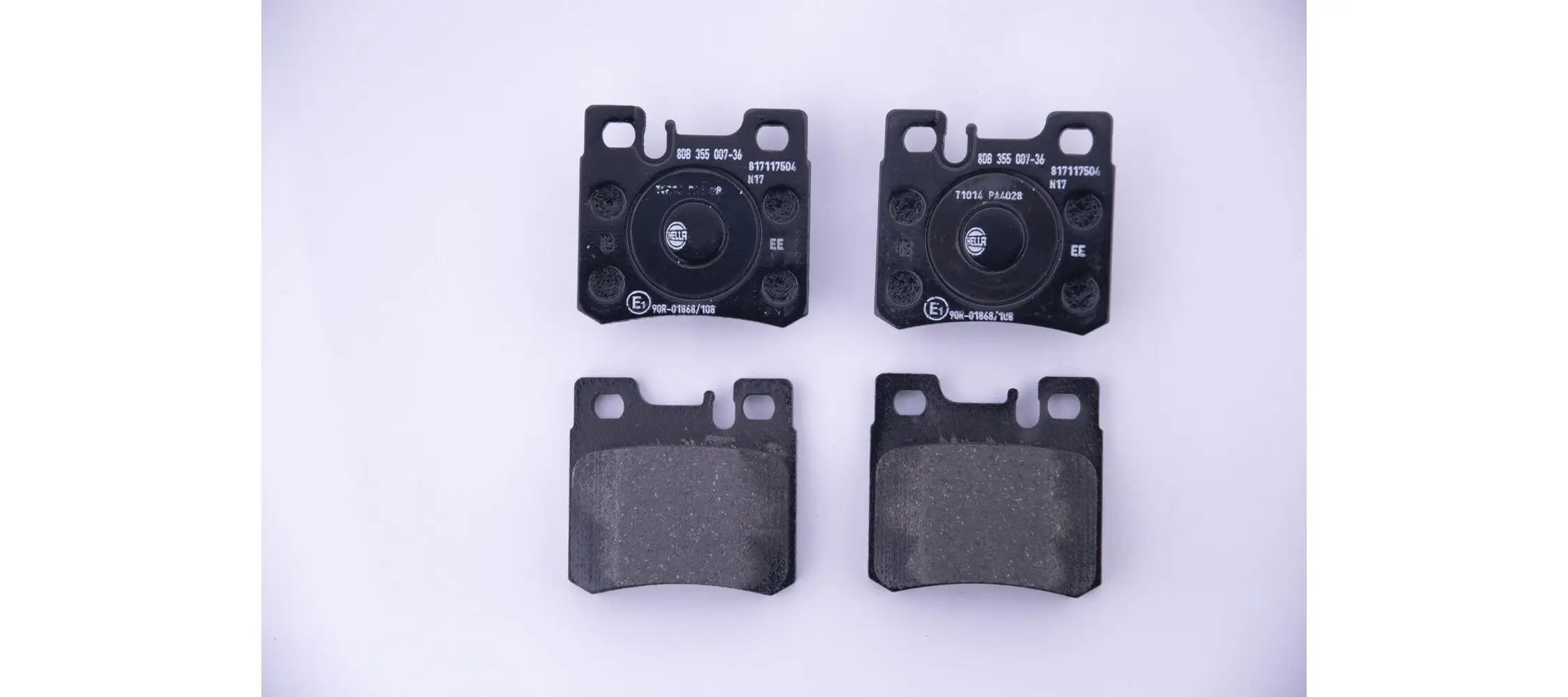 Bremsbelagsatz, Scheibenbremse Hinterachse HELLA 8DB 355 007-361