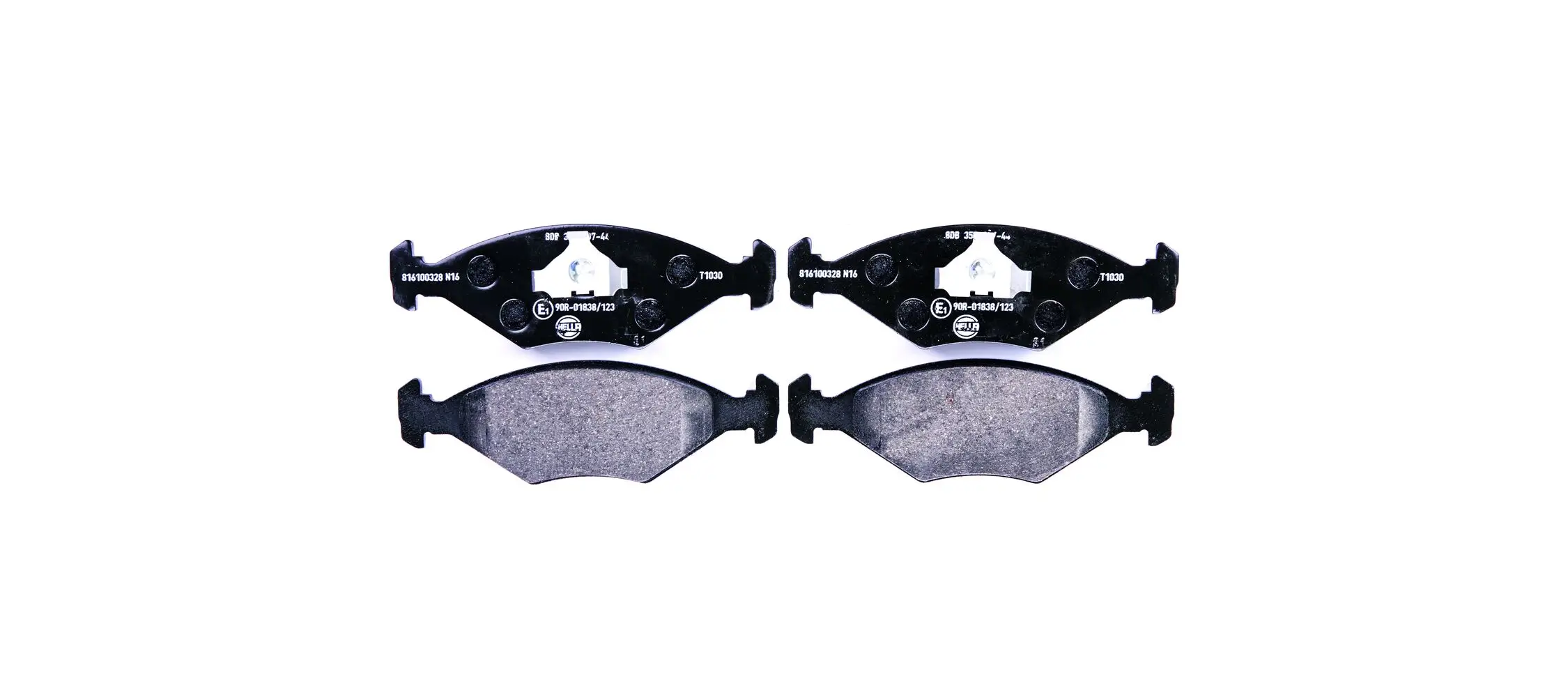 Bremsbelagsatz, Scheibenbremse HELLA 8DB 355 007-441