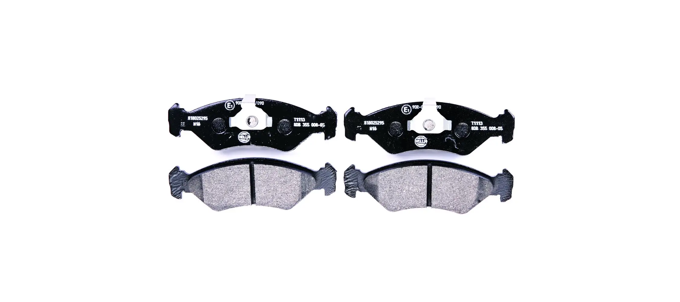 Bremsbelagsatz, Scheibenbremse HELLA 8DB 355 008-051