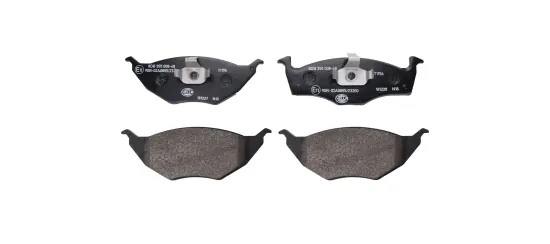 Bremsbelagsatz, Scheibenbremse HELLA 8DB 355 008-481 Bild Bremsbelagsatz, Scheibenbremse HELLA 8DB 355 008-481