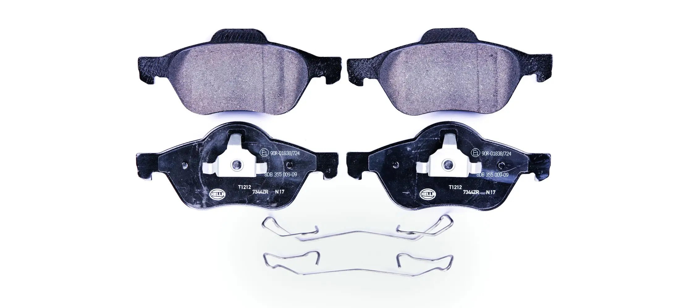 Bremsbelagsatz, Scheibenbremse HELLA 8DB 355 009-091