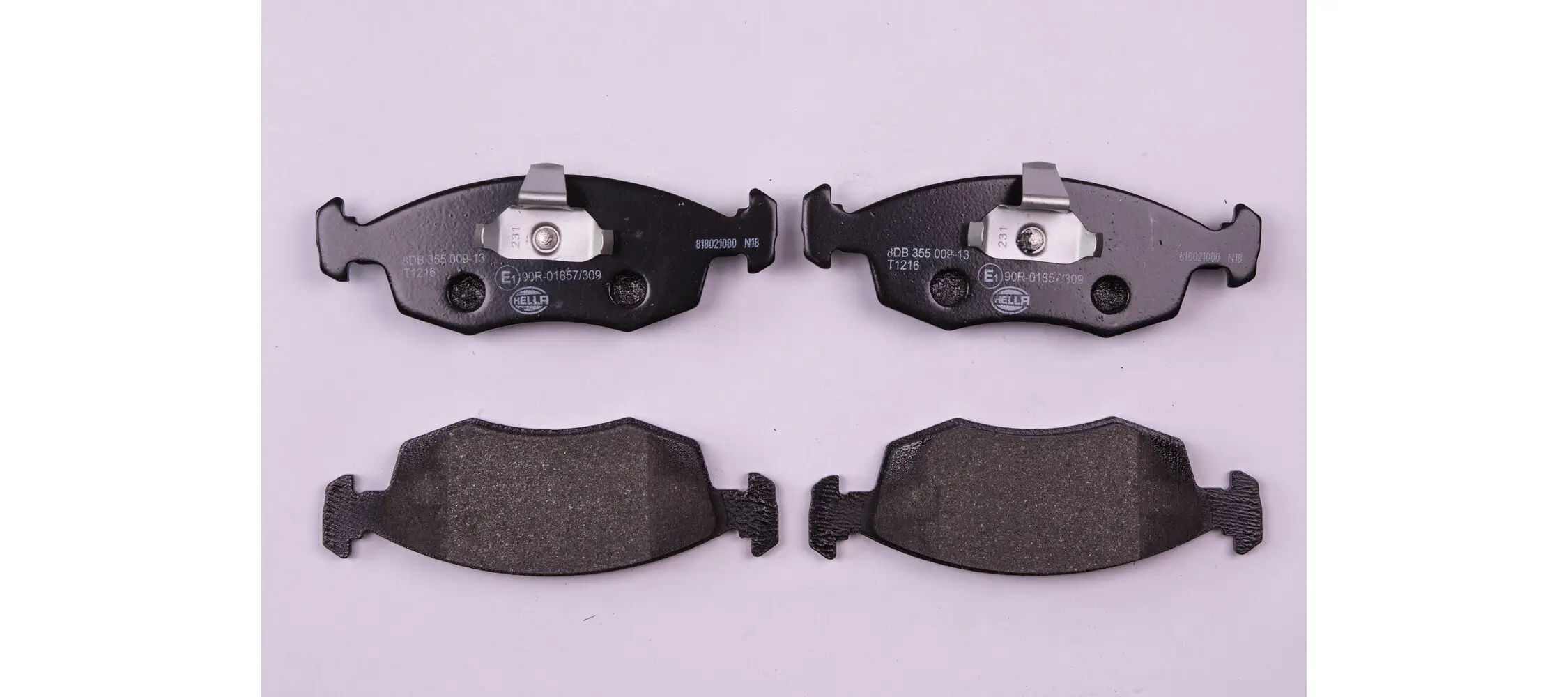 Bremsbelagsatz, Scheibenbremse HELLA 8DB 355 009-131