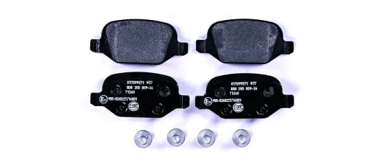 Bremsbelagsatz, Scheibenbremse HELLA 8DB 355 009-361 Bild Bremsbelagsatz, Scheibenbremse HELLA 8DB 355 009-361