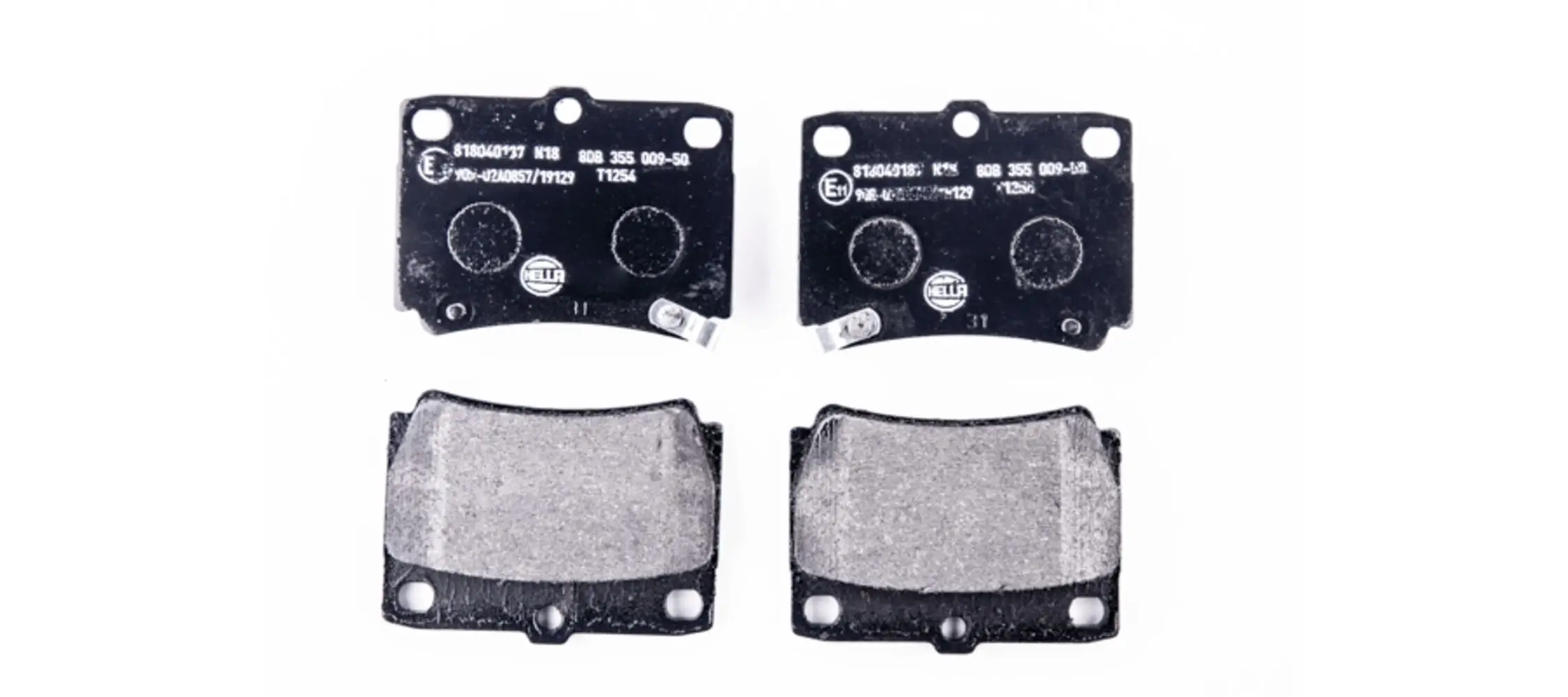 Bremsbelagsatz, Scheibenbremse HELLA 8DB 355 009-501