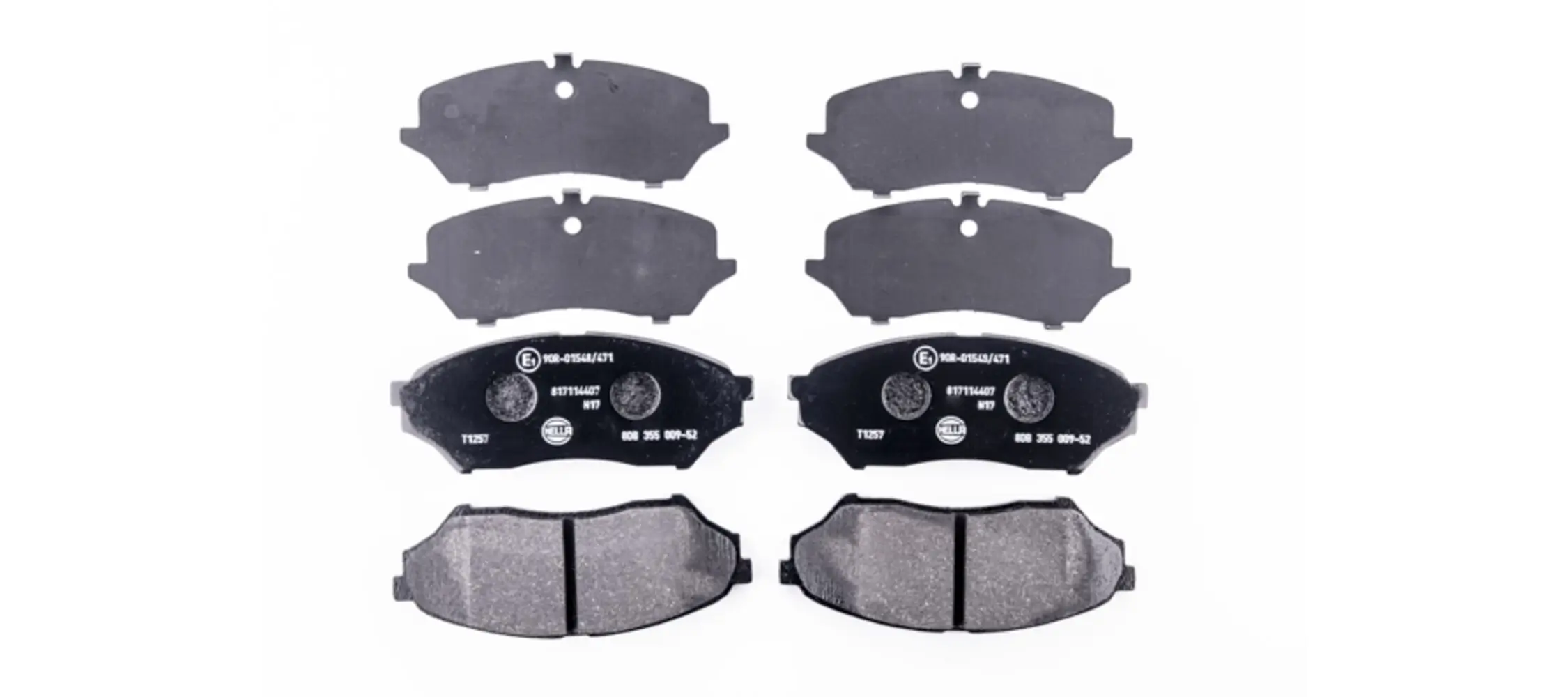 Bremsbelagsatz, Scheibenbremse HELLA 8DB 355 009-521