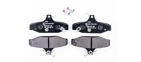 Bremsbelagsatz, Scheibenbremse Hinterachse HELLA 8DB 355 009-571 Bild Bremsbelagsatz, Scheibenbremse Hinterachse HELLA 8DB 355 009-571