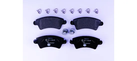 Bremsbelagsatz, Scheibenbremse HELLA 8DB 355 009-871 Bild Bremsbelagsatz, Scheibenbremse HELLA 8DB 355 009-871