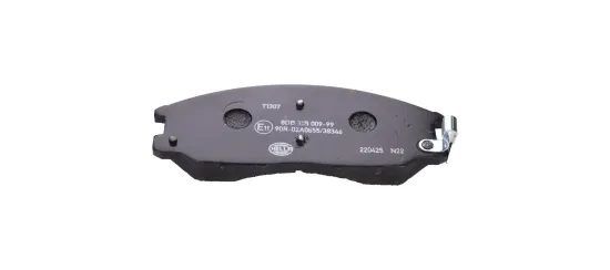 Bremsbelagsatz, Scheibenbremse Vorderachse HELLA 8DB 355 009-991 Bild Bremsbelagsatz, Scheibenbremse Vorderachse HELLA 8DB 355 009-991