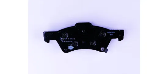 Bremsbelagsatz, Scheibenbremse Vorderachse HELLA 8DB 355 010-061 Bild Bremsbelagsatz, Scheibenbremse Vorderachse HELLA 8DB 355 010-061