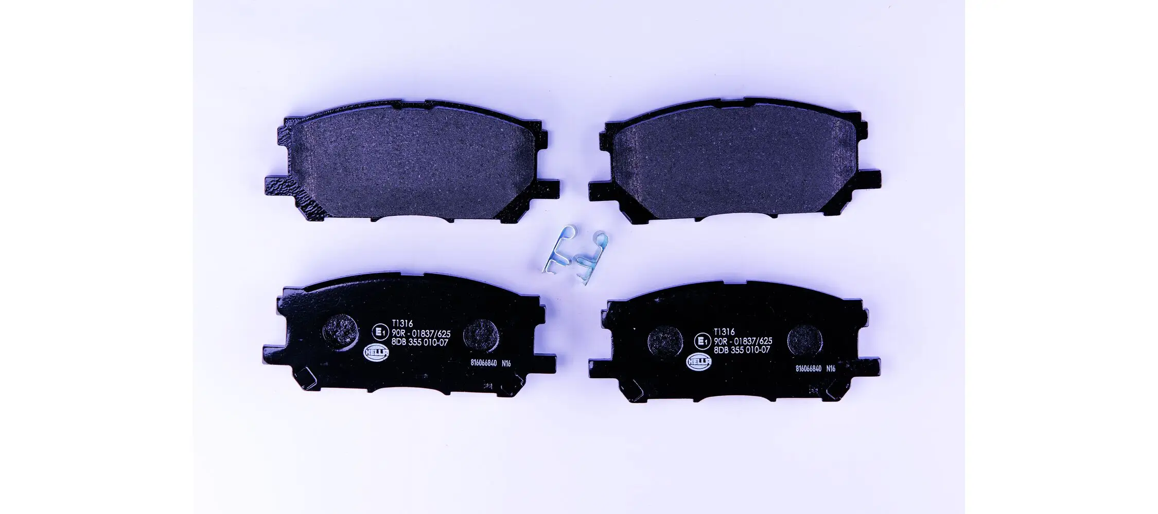 Bremsbelagsatz, Scheibenbremse HELLA 8DB 355 010-071