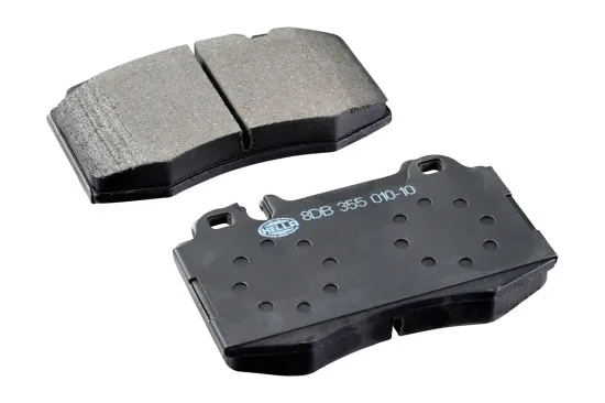 Bremsbelagsatz, Scheibenbremse Vorderachse HELLA 8DB 355 010-101 Bild Bremsbelagsatz, Scheibenbremse Vorderachse HELLA 8DB 355 010-101