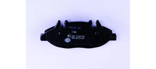 Bremsbelagsatz, Scheibenbremse Vorderachse HELLA 8DB 355 010-651 Bild Bremsbelagsatz, Scheibenbremse Vorderachse HELLA 8DB 355 010-651