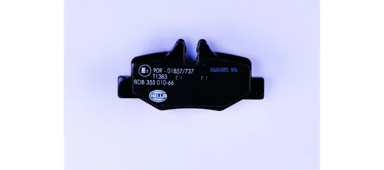 Bremsbelagsatz, Scheibenbremse Hinterachse HELLA 8DB 355 010-661 Bild Bremsbelagsatz, Scheibenbremse Hinterachse HELLA 8DB 355 010-661