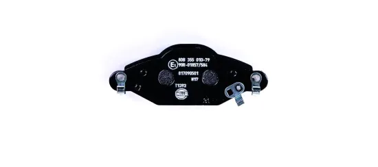 Bremsbelagsatz, Scheibenbremse Vorderachse HELLA 8DB 355 010-791 Bild Bremsbelagsatz, Scheibenbremse Vorderachse HELLA 8DB 355 010-791