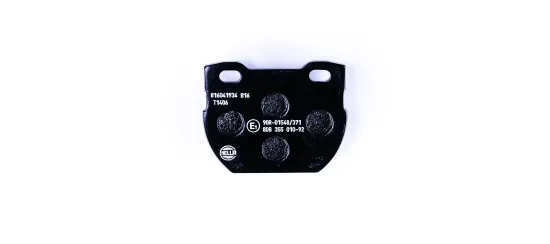 Bremsbelagsatz, Scheibenbremse Hinterachse HELLA 8DB 355 010-921 Bild Bremsbelagsatz, Scheibenbremse Hinterachse HELLA 8DB 355 010-921