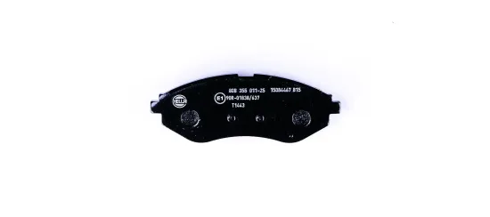 Bremsbelagsatz, Scheibenbremse Vorderachse HELLA 8DB 355 011-251 Bild Bremsbelagsatz, Scheibenbremse Vorderachse HELLA 8DB 355 011-251