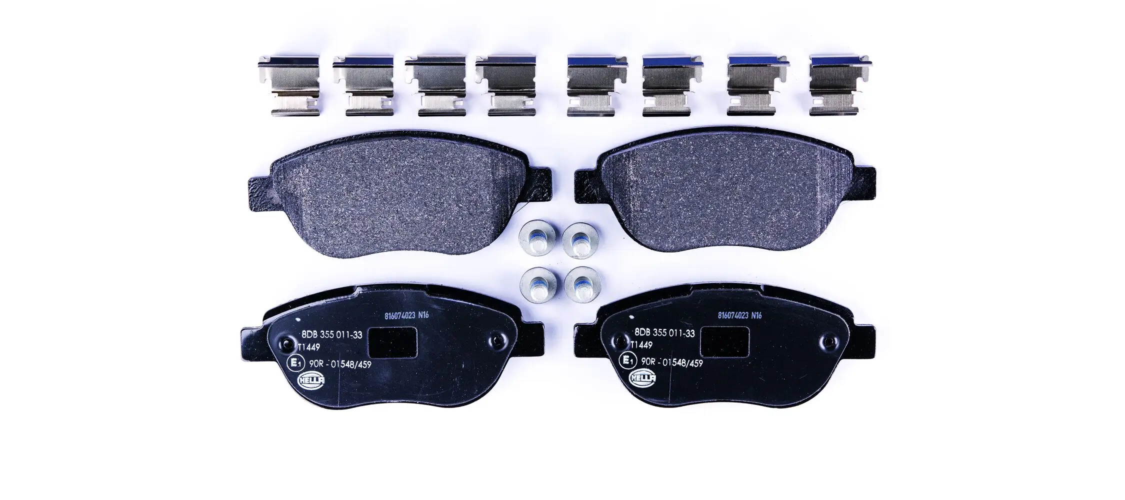 Bremsbelagsatz, Scheibenbremse HELLA 8DB 355 011-331