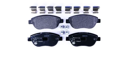 Bremsbelagsatz, Scheibenbremse HELLA 8DB 355 011-331 Bild Bremsbelagsatz, Scheibenbremse HELLA 8DB 355 011-331