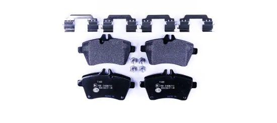 Bremsbelagsatz, Scheibenbremse Vorderachse HELLA 8DB 355 011-381 Bild Bremsbelagsatz, Scheibenbremse Vorderachse HELLA 8DB 355 011-381