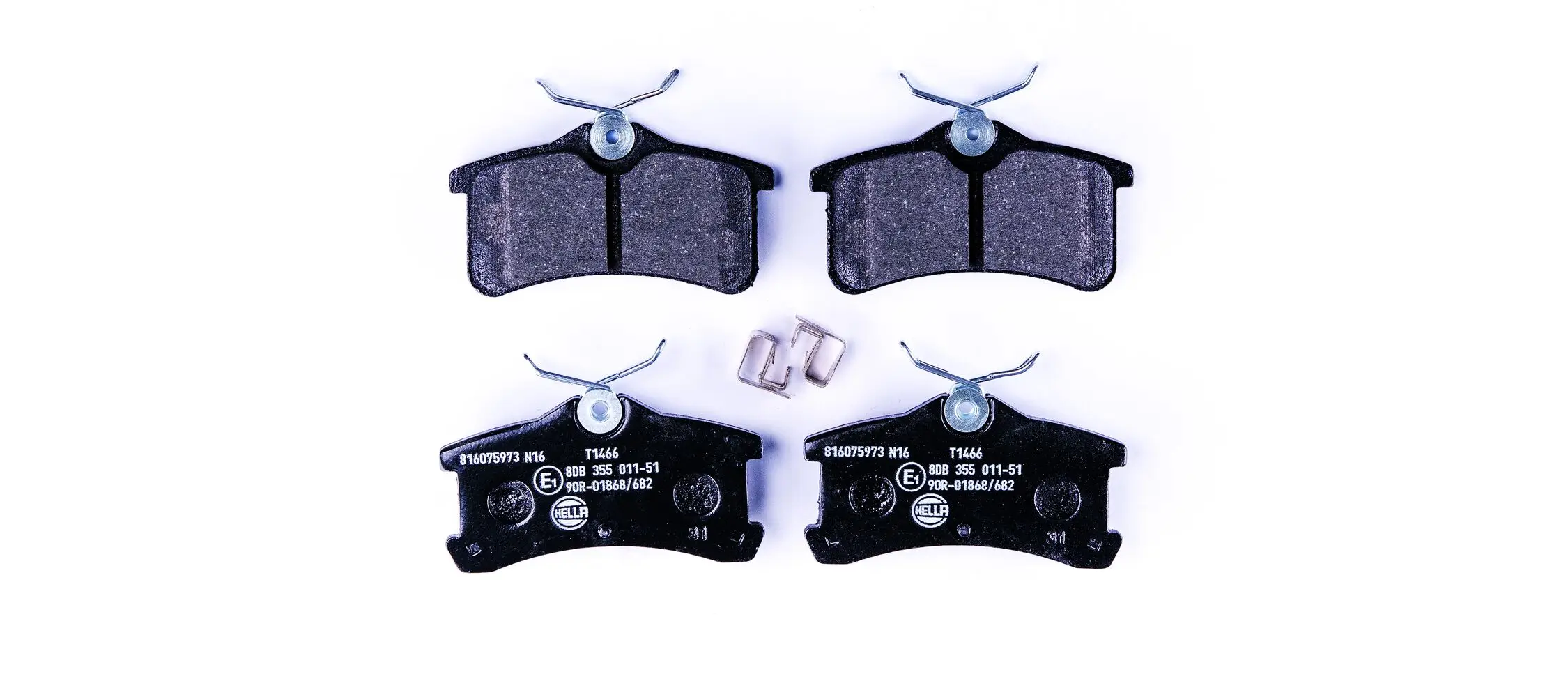 Bremsbelagsatz, Scheibenbremse HELLA 8DB 355 011-511