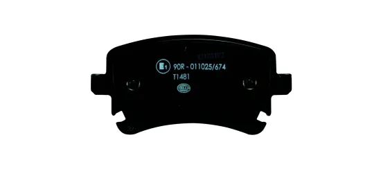 Bremsbelagsatz, Scheibenbremse HELLA 8DB 355 011-641 Bild Bremsbelagsatz, Scheibenbremse HELLA 8DB 355 011-641