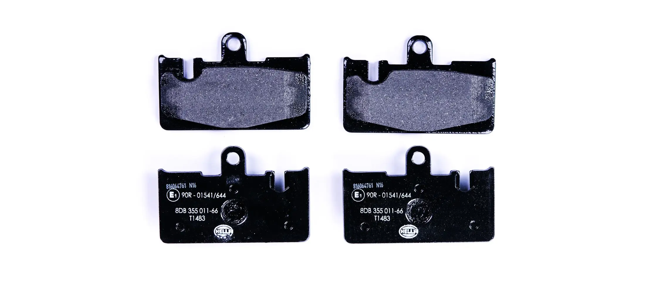 Bremsbelagsatz, Scheibenbremse HELLA 8DB 355 011-661