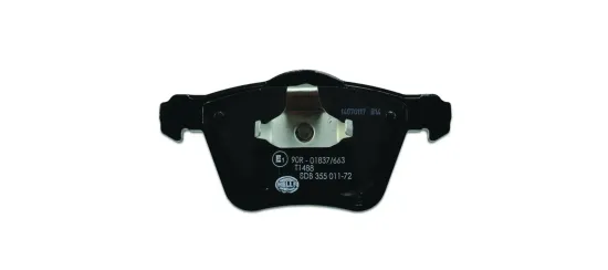 Bremsbelagsatz, Scheibenbremse HELLA 8DB 355 011-721 Bild Bremsbelagsatz, Scheibenbremse HELLA 8DB 355 011-721