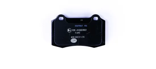 Bremsbelagsatz, Scheibenbremse HELLA 8DB 355 011-741 Bild Bremsbelagsatz, Scheibenbremse HELLA 8DB 355 011-741