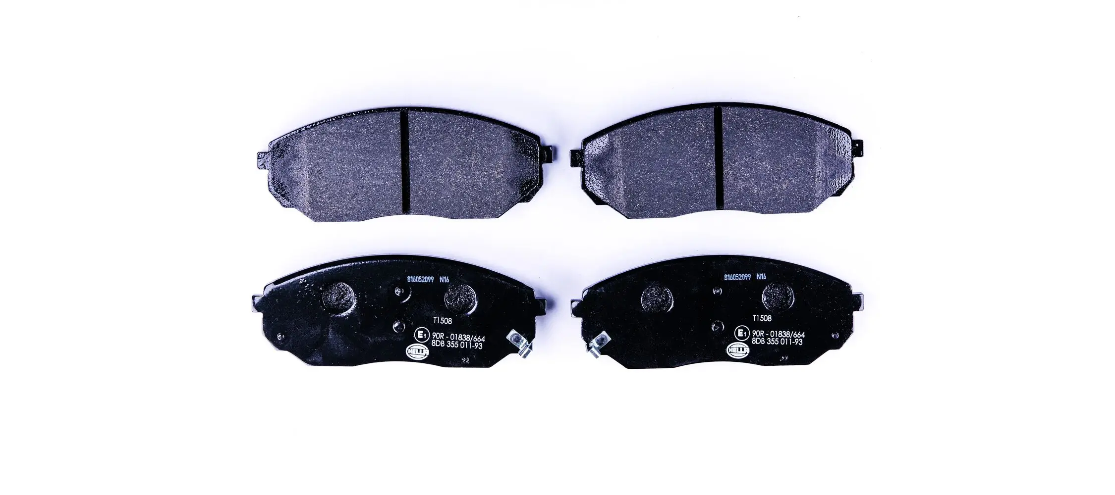 Bremsbelagsatz, Scheibenbremse HELLA 8DB 355 011-931