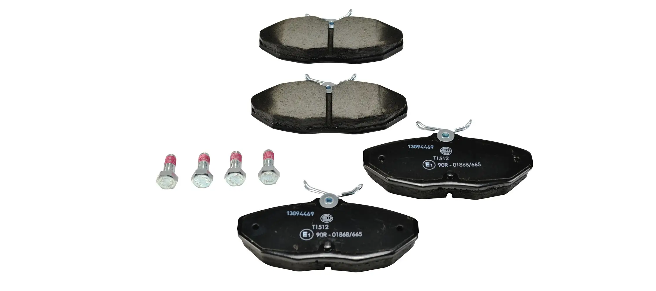 Bremsbelagsatz, Scheibenbremse HELLA 8DB 355 011-961