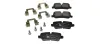 Bremsbelagsatz, Scheibenbremse Hinterachse HELLA 8DB 355 011-981 Bild Bremsbelagsatz, Scheibenbremse Hinterachse HELLA 8DB 355 011-981