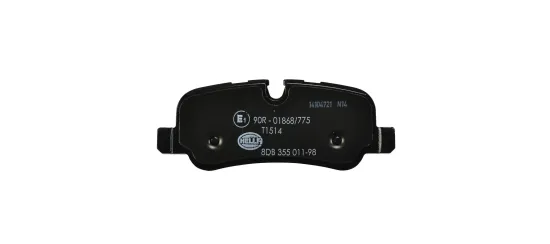 Bremsbelagsatz, Scheibenbremse Hinterachse HELLA 8DB 355 011-981 Bild Bremsbelagsatz, Scheibenbremse Hinterachse HELLA 8DB 355 011-981