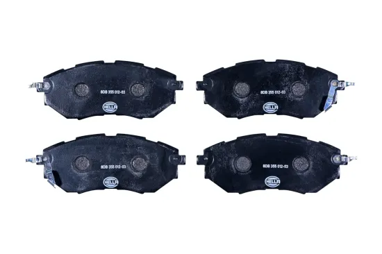 Bremsbelagsatz, Scheibenbremse Vorderachse HELLA 8DB 355 012-031 Bild Bremsbelagsatz, Scheibenbremse Vorderachse HELLA 8DB 355 012-031