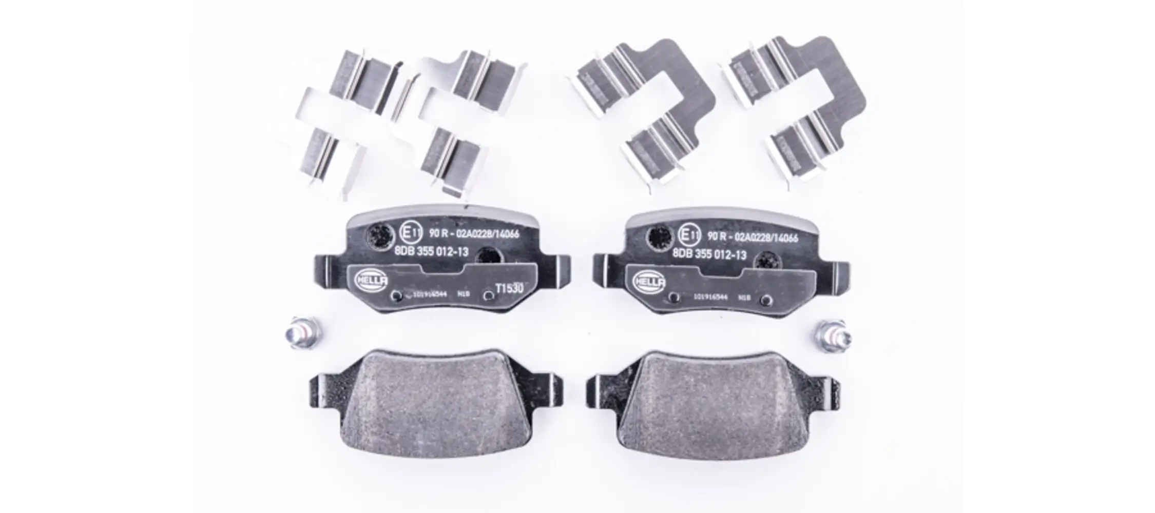 Bremsbelagsatz, Scheibenbremse Hinterachse HELLA 8DB 355 012-131