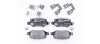 Bremsbelagsatz, Scheibenbremse Hinterachse HELLA 8DB 355 012-131