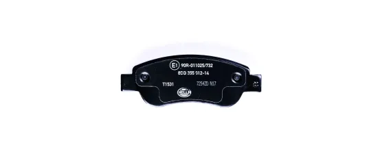 Bremsbelagsatz, Scheibenbremse HELLA 8DB 355 012-141 Bild Bremsbelagsatz, Scheibenbremse HELLA 8DB 355 012-141