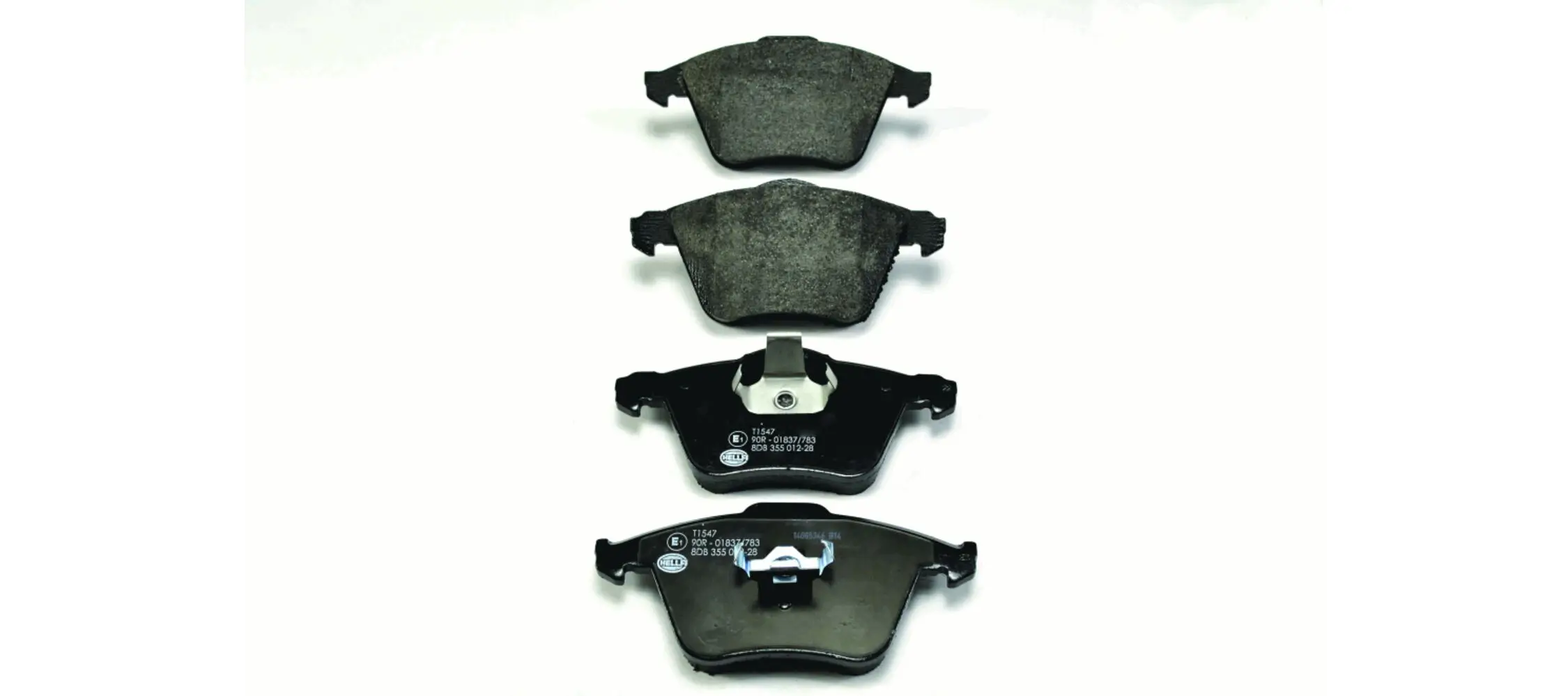 Bremsbelagsatz, Scheibenbremse HELLA 8DB 355 012-281