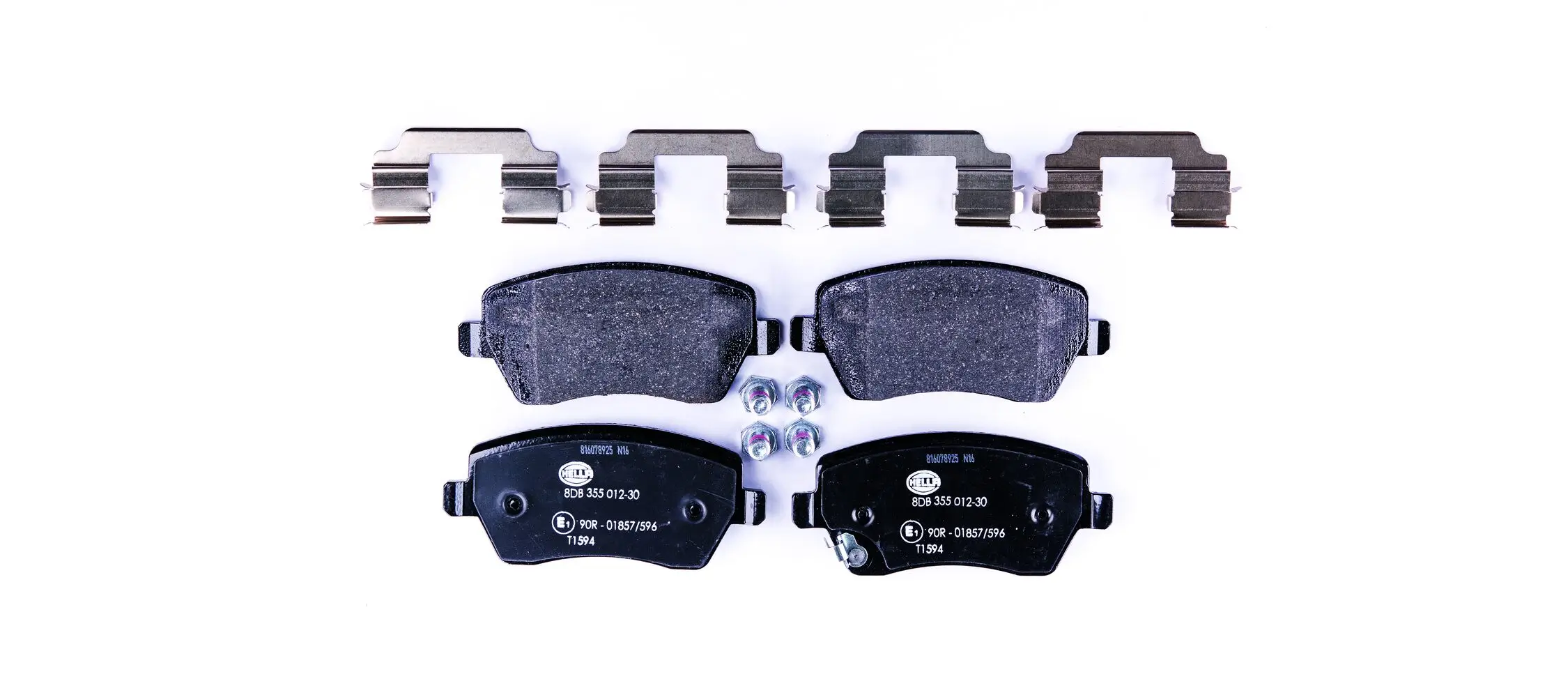 Bremsbelagsatz, Scheibenbremse HELLA 8DB 355 012-301