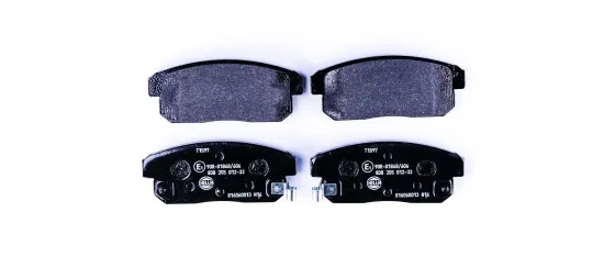 Bremsbelagsatz, Scheibenbremse HELLA 8DB 355 012-331 Bild Bremsbelagsatz, Scheibenbremse HELLA 8DB 355 012-331