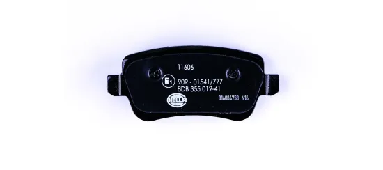Bremsbelagsatz, Scheibenbremse HELLA 8DB 355 012-411 Bild Bremsbelagsatz, Scheibenbremse HELLA 8DB 355 012-411