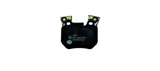 Bremsbelagsatz, Scheibenbremse HELLA 8DB 355 012-551 Bild Bremsbelagsatz, Scheibenbremse HELLA 8DB 355 012-551