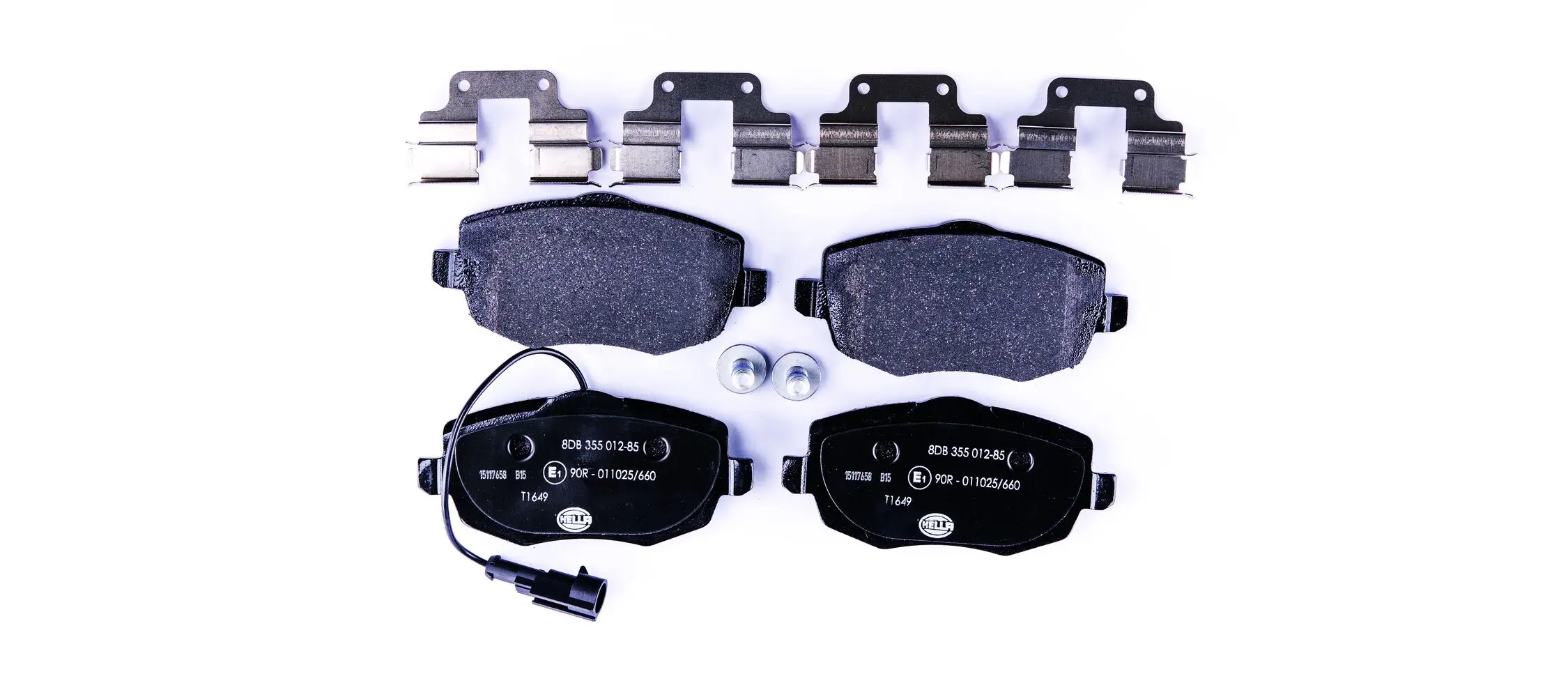 Bremsbelagsatz, Scheibenbremse HELLA 8DB 355 012-851