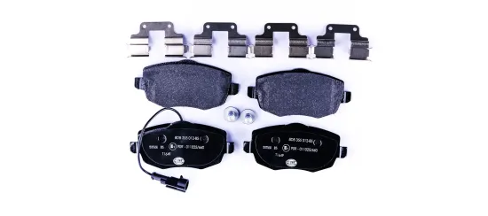 Bremsbelagsatz, Scheibenbremse HELLA 8DB 355 012-851 Bild Bremsbelagsatz, Scheibenbremse HELLA 8DB 355 012-851