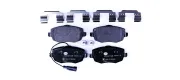 Bremsbelagsatz, Scheibenbremse Vorderachse HELLA 8DB 355 012-861