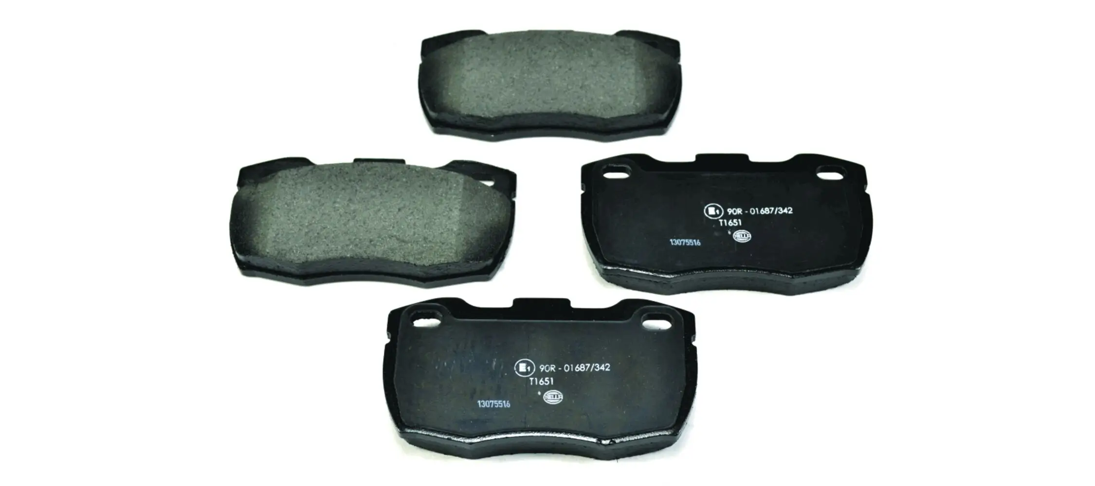 Bremsbelagsatz, Scheibenbremse Vorderachse HELLA 8DB 355 012-871