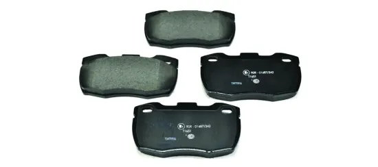 Bremsbelagsatz, Scheibenbremse Vorderachse HELLA 8DB 355 012-871 Bild Bremsbelagsatz, Scheibenbremse Vorderachse HELLA 8DB 355 012-871