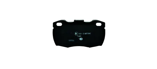 Bremsbelagsatz, Scheibenbremse Vorderachse HELLA 8DB 355 012-871 Bild Bremsbelagsatz, Scheibenbremse Vorderachse HELLA 8DB 355 012-871
