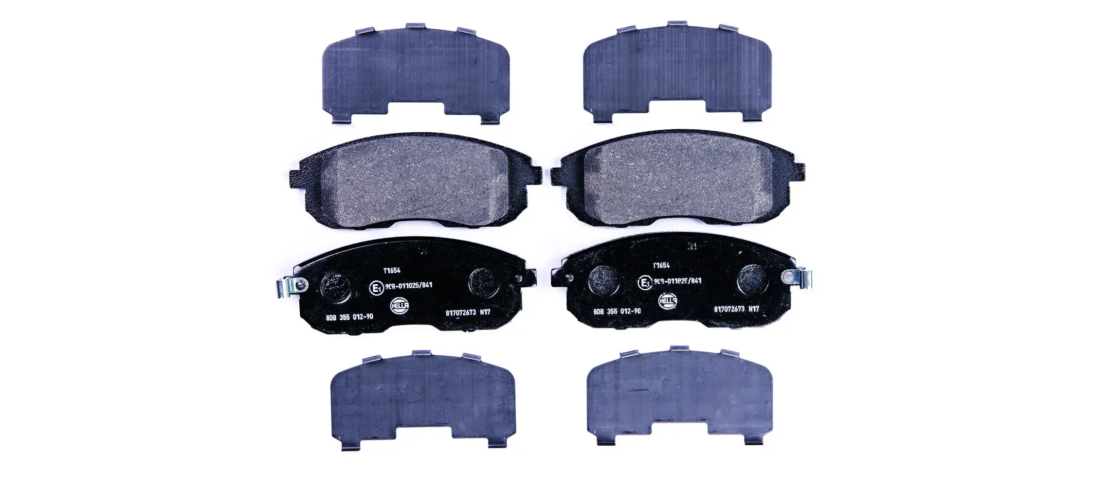Bremsbelagsatz, Scheibenbremse HELLA 8DB 355 012-901