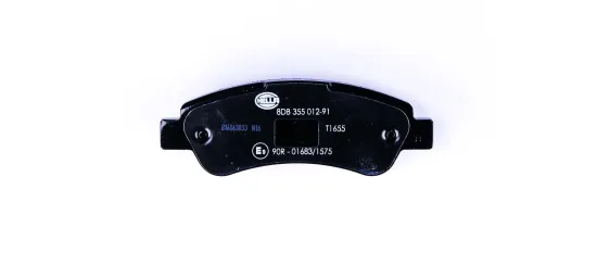 Bremsbelagsatz, Scheibenbremse Hinterachse HELLA 8DB 355 012-911 Bild Bremsbelagsatz, Scheibenbremse Hinterachse HELLA 8DB 355 012-911